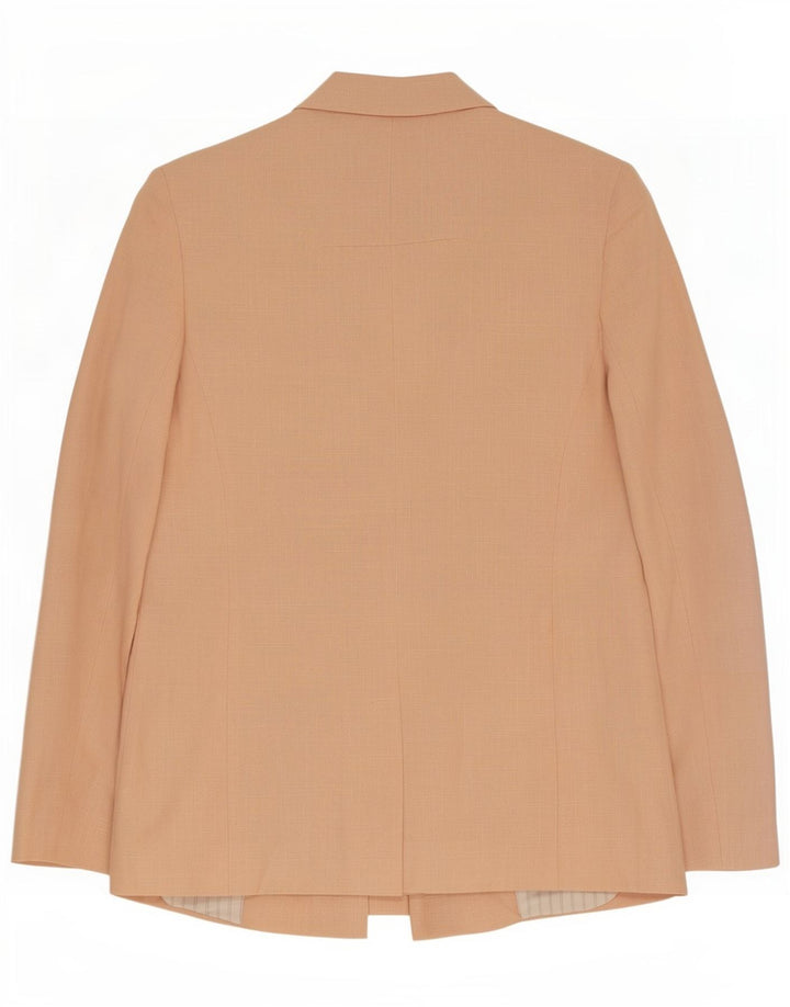 Topshop Dame Double Breasted Blazer Jacket UK 10 Small Pink Viscose