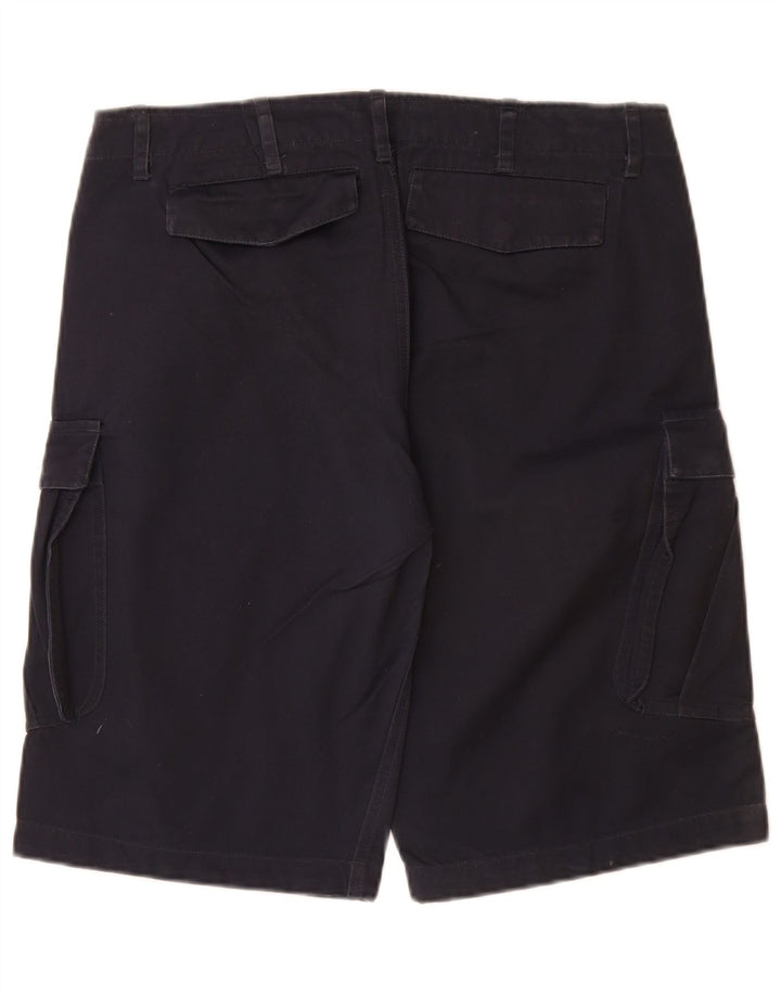 Lapo Galleri Herre Cargo Shorts IT 48 Medium W32 Marineblå Bomuld
