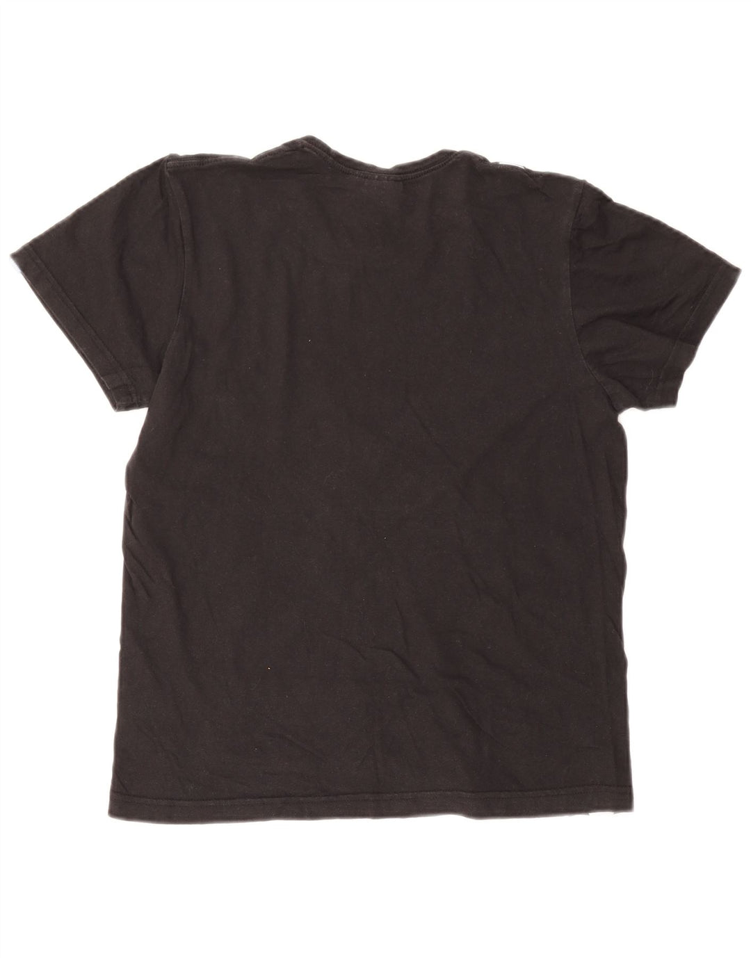 Adidas Dame T-Shirt Top UK 10 Lille Sort Stribet