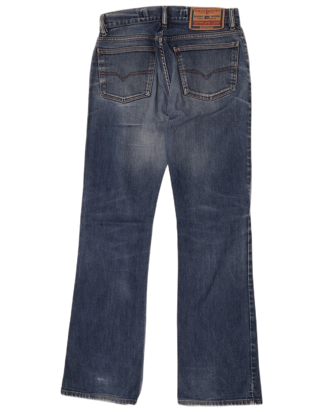 Diesel Herre Bootcut Jeans W31 L32 Blå Bomuld
