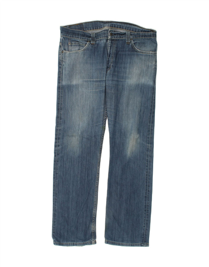LEVI'S Straight jeans til mænd W38 L32 blå bomuld