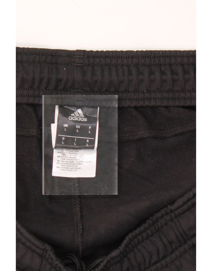 ADIDAS Mens Tracksuit Trousers Large  Black Polyester Vintage Adidas and Second-Hand Adidas from Messina Hembry 