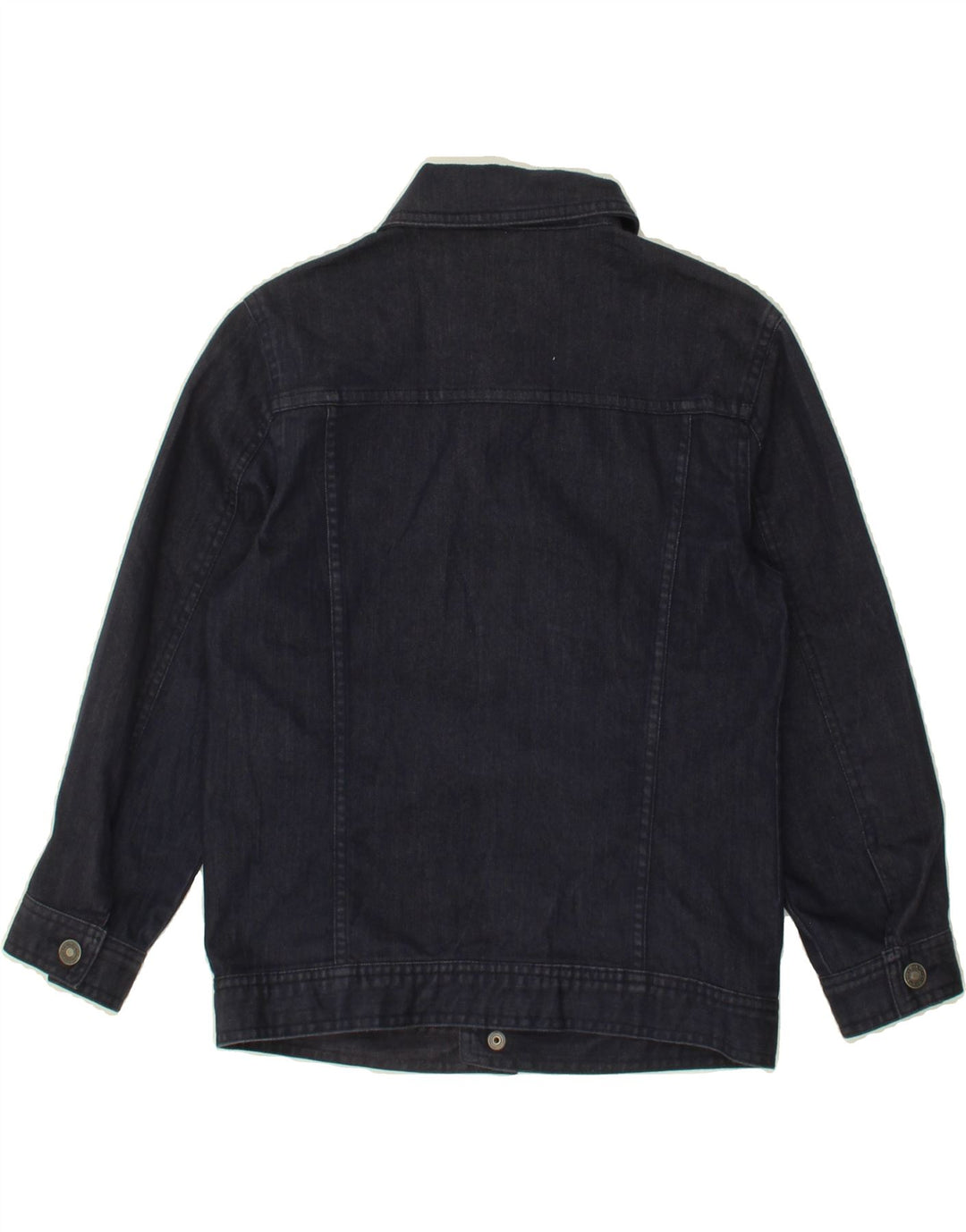 BENETTON Boys Denim Jacket 11-12 Years 2XL Navy Blue Cotton Vintage Benetton and Second-Hand Benetton from Messina Hembry 