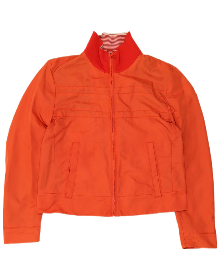 Hugo Boss Herre Crop Bomber Jacket EU 52 XL Orange Polyamid