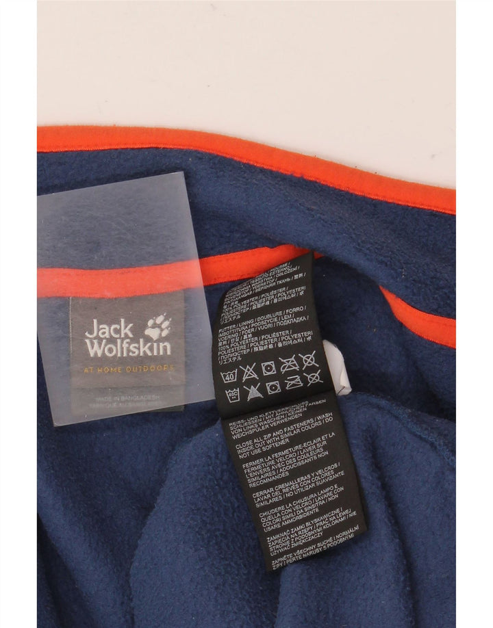 Jack Wolfskin Boys Liner Fleecejakke 13-14 år Navy Blue Polyester