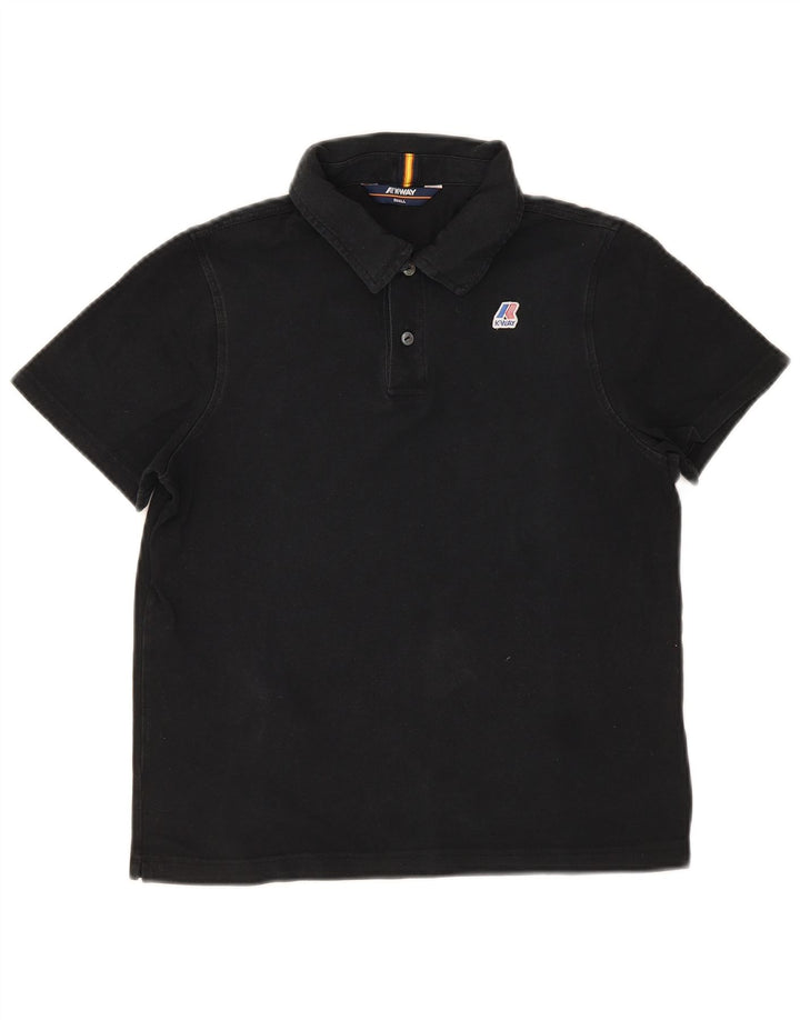 K-Way Herre Polo Shirt Lille Sort