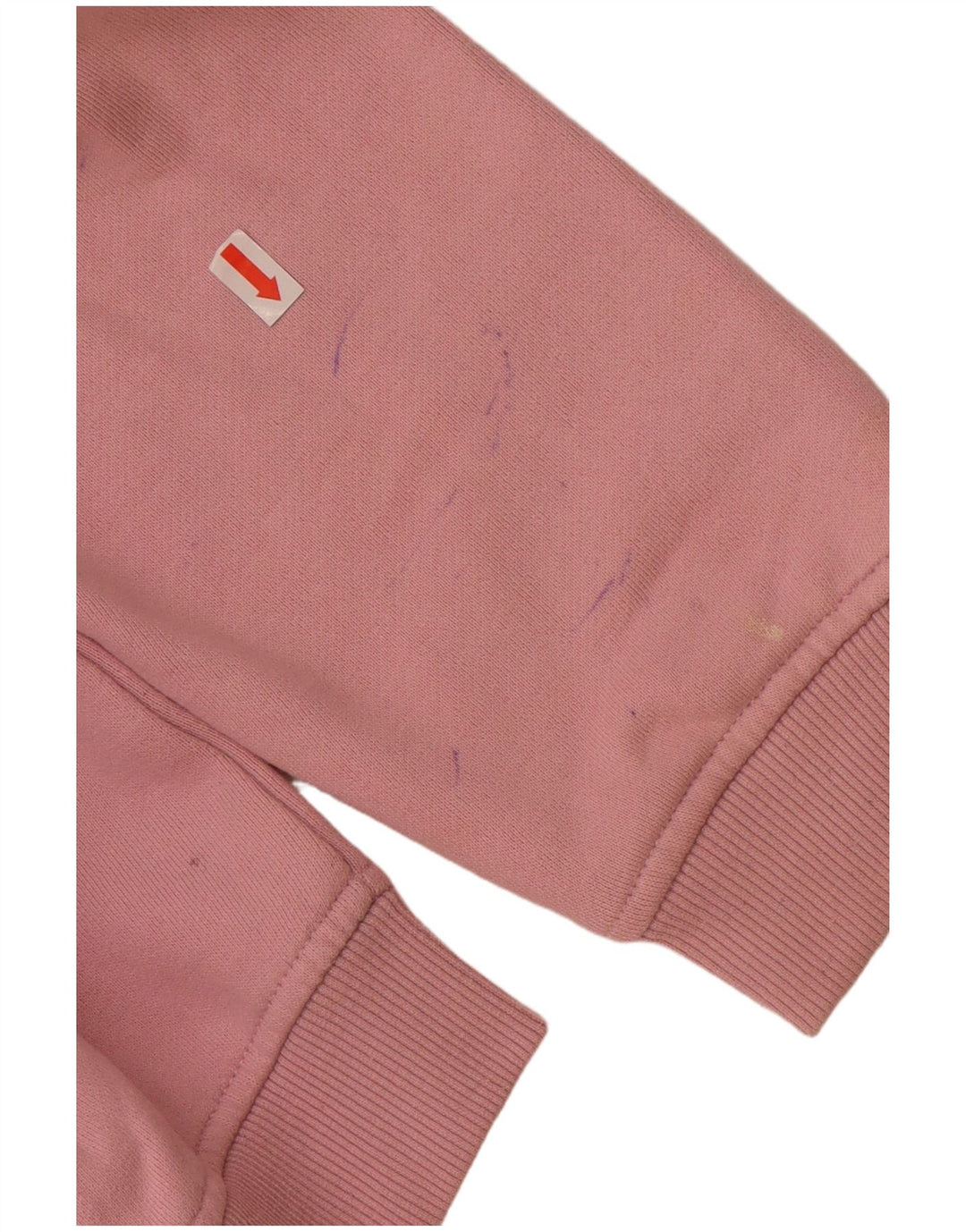ELLESSE Grafisk Sweatshirt Jumper til kvinder UK 12 Medium Pink Bomuld