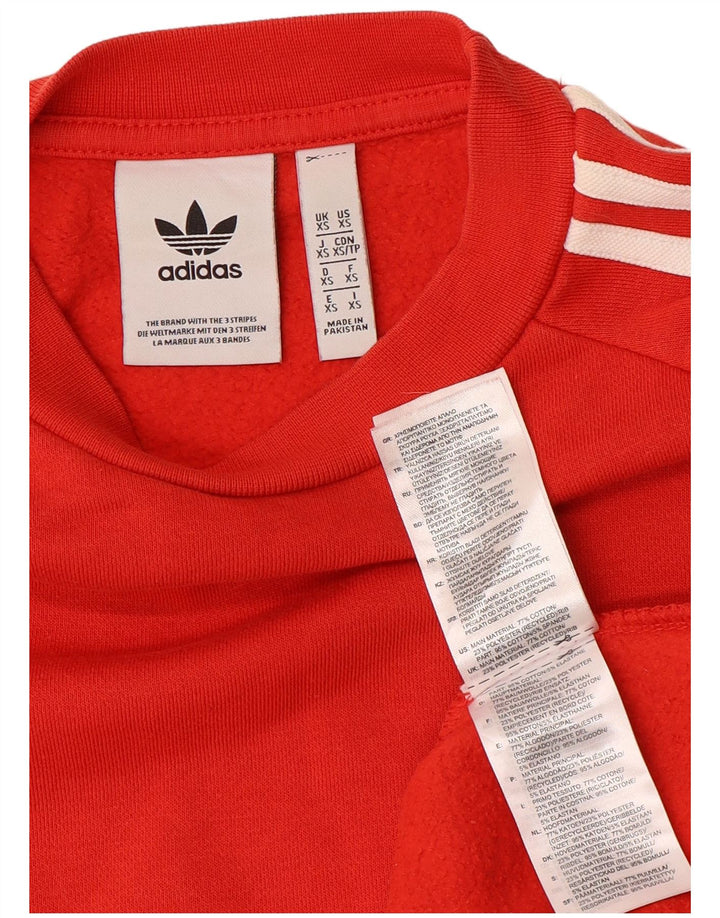 Adidas Sweatshirt til mænd XS Rød bomuld