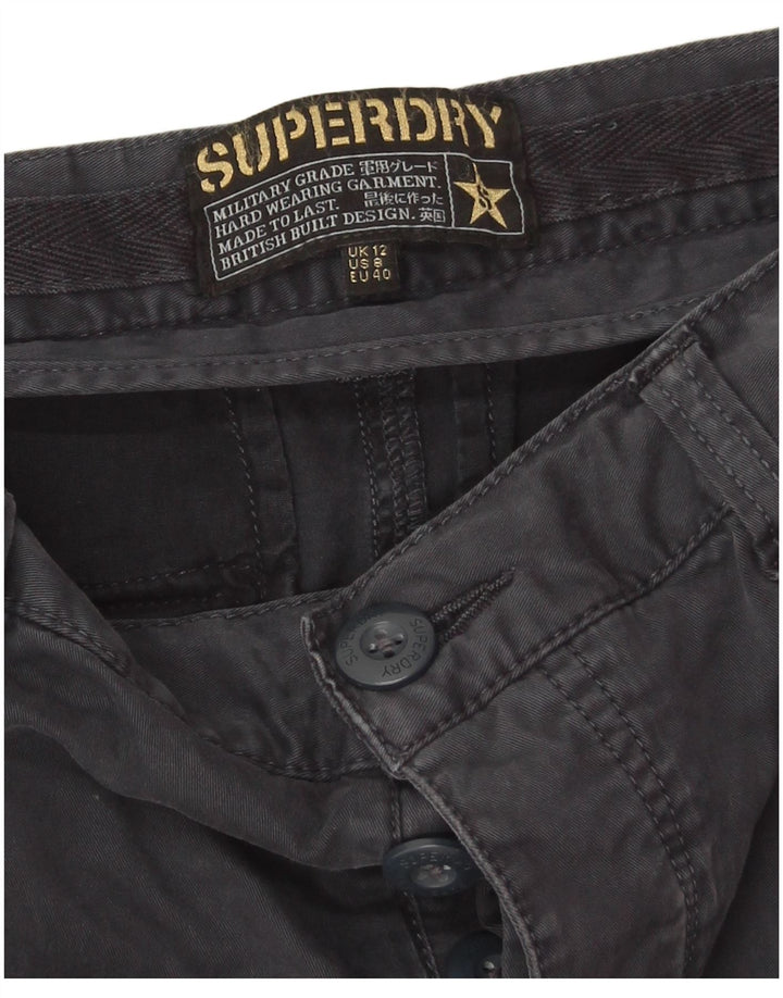 Superdry Slim Cargo Bukser til kvinder UK 12 Medium W32 L30 Marineblå Bomuld