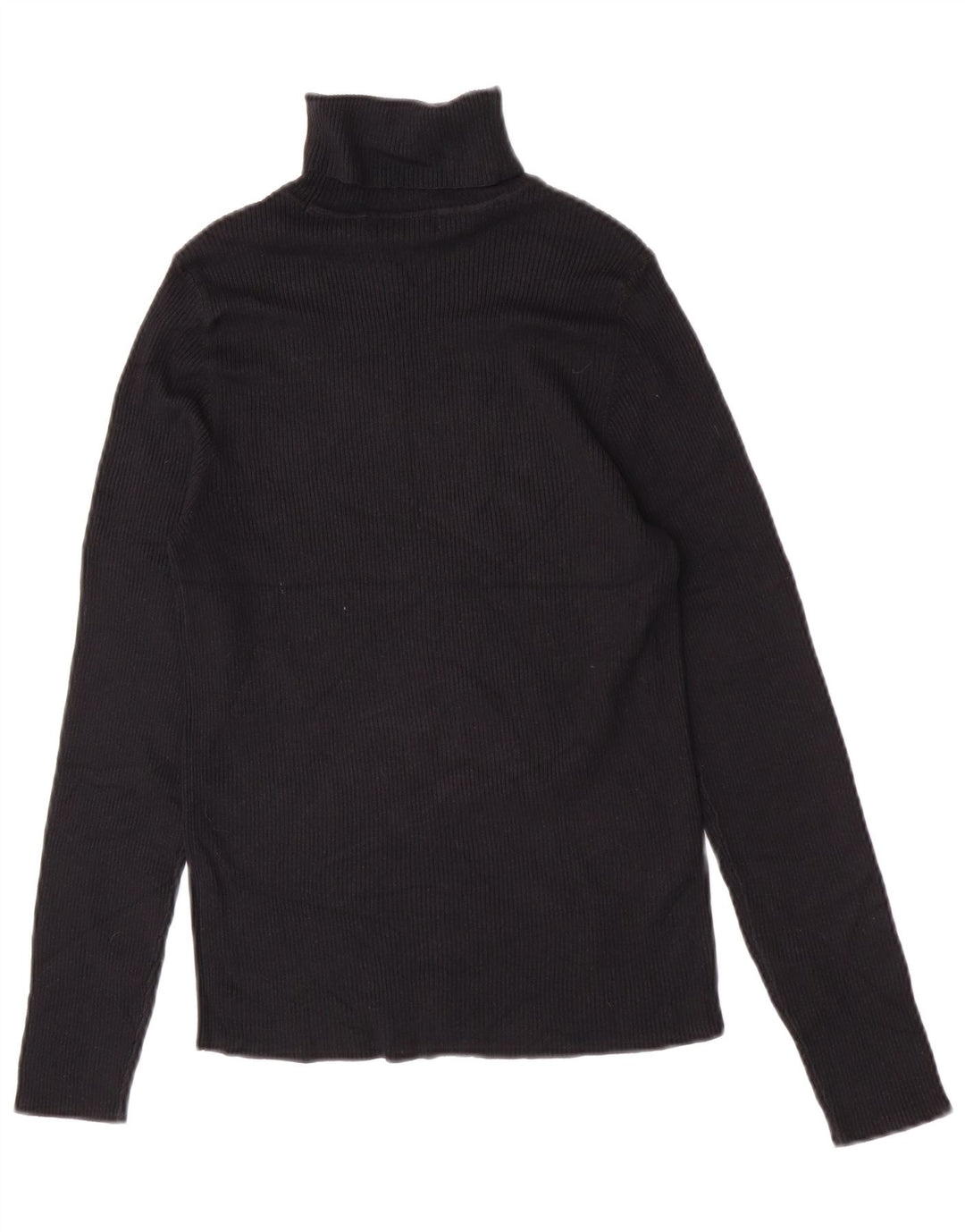 Marks & Spencer Dame Rullehals Sweater UK 12 Medium Sort