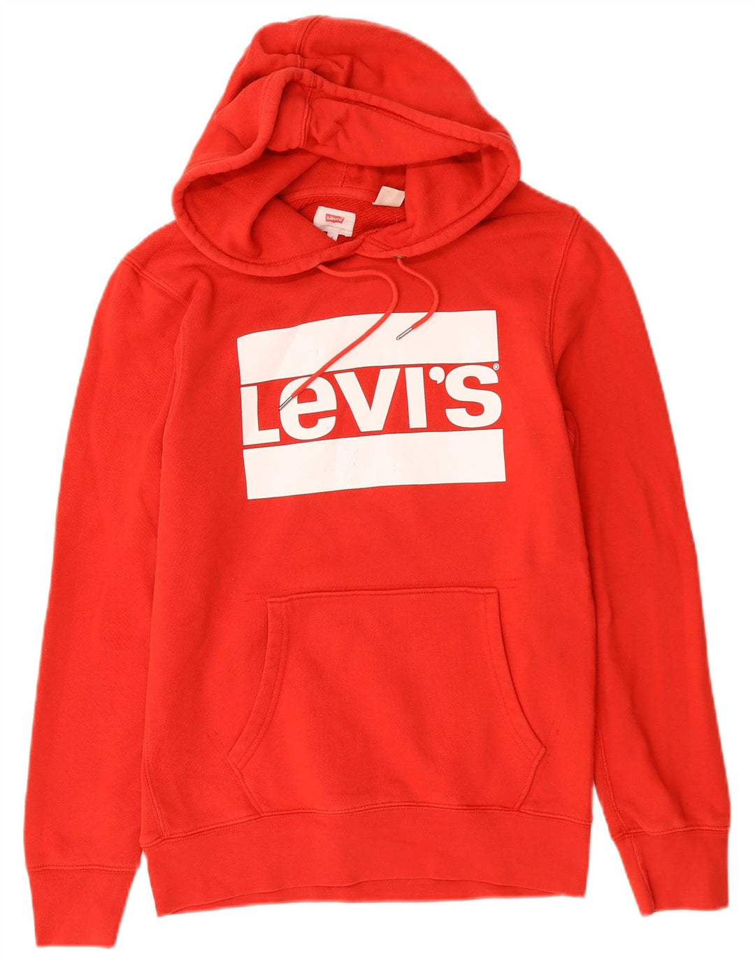 Levi's Grafisk hættetrøje til mænd, lille rød bomuld
