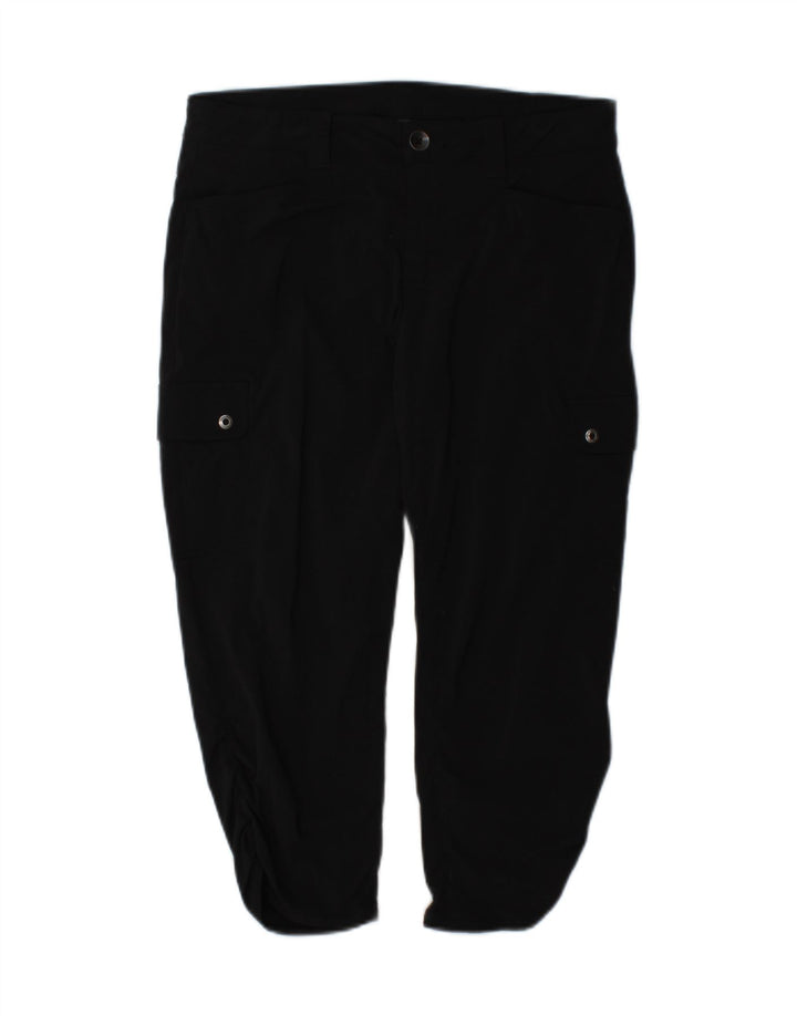 EDDIE BAUER Womens Cargo Capri Trousers US 4 Small W30 L20 Black Vintage Eddie Bauer and Second-Hand Eddie Bauer from Messina Hembry 