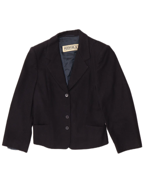 Penny Black Dame 3 Button Blazer Jacket UK 10 Small Wool