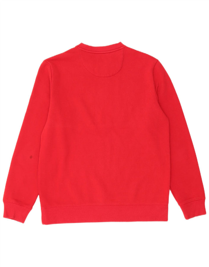 Calvin Klein Herre Grafisk Sweatshirt Jumper Lille Rød