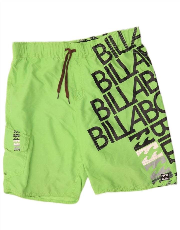 Billabong Herre grafiske svømmeshorts Små grøn polyester