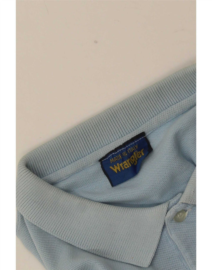 Wrangler herre poloshirt mellemblå
