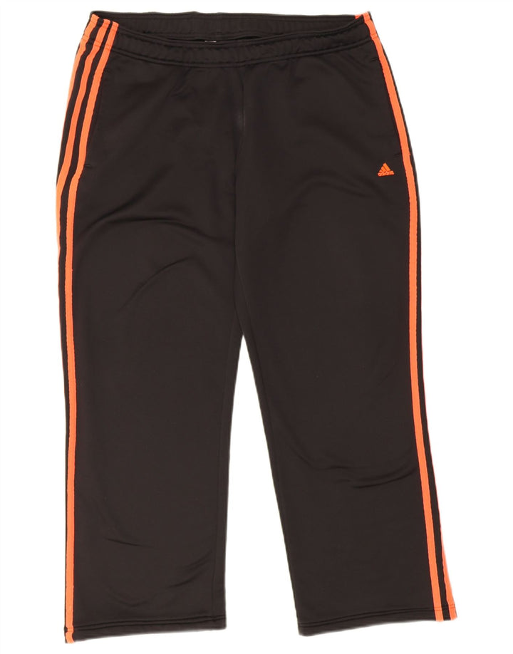 Adidas Dame Climalite Træningsdragt Bukser UK 16 Large Black Polyester