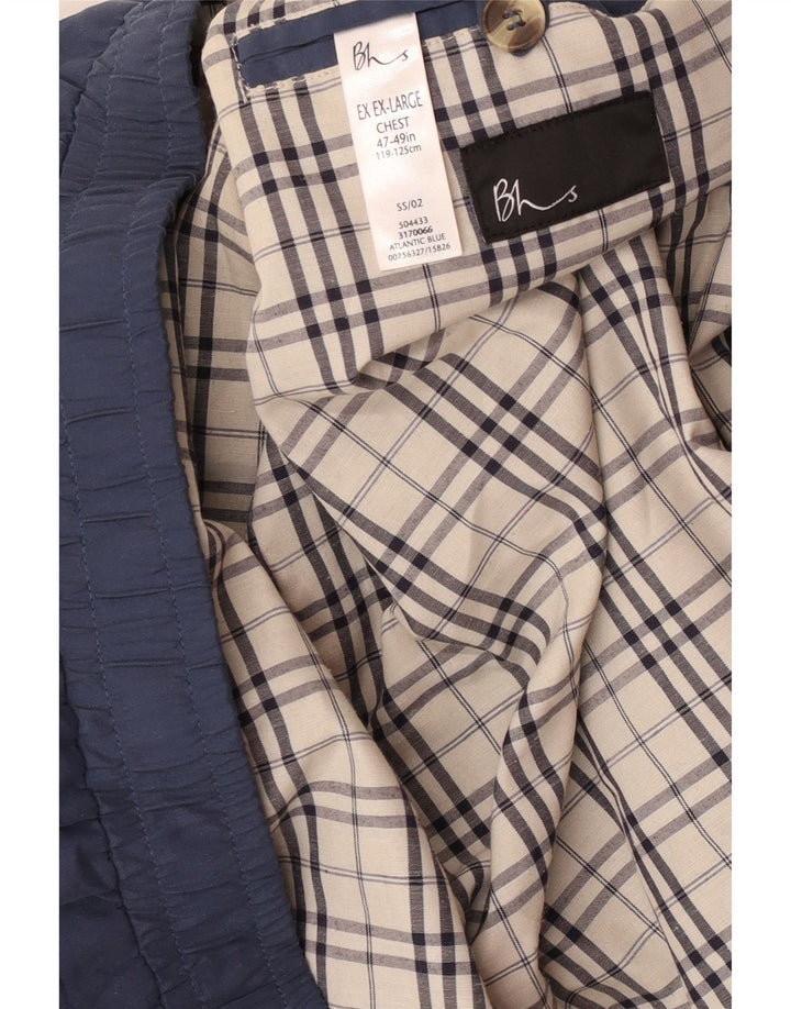 Bhs Bomberjakke til mænd UK 47/49 2XL marineblå bomuld