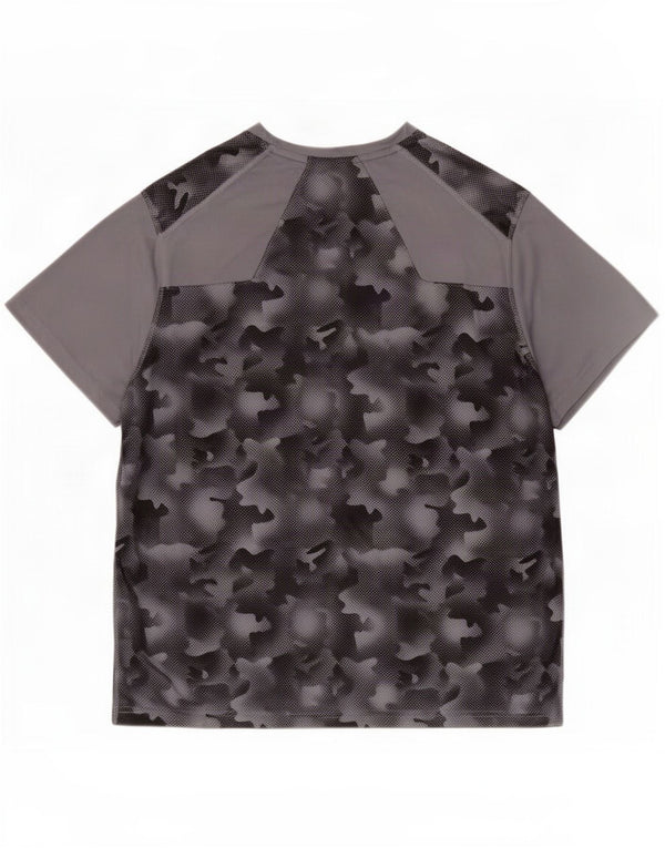 Mountain Warehouse Herre T-Shirt Top 2XL Grå Camouflage Polyester