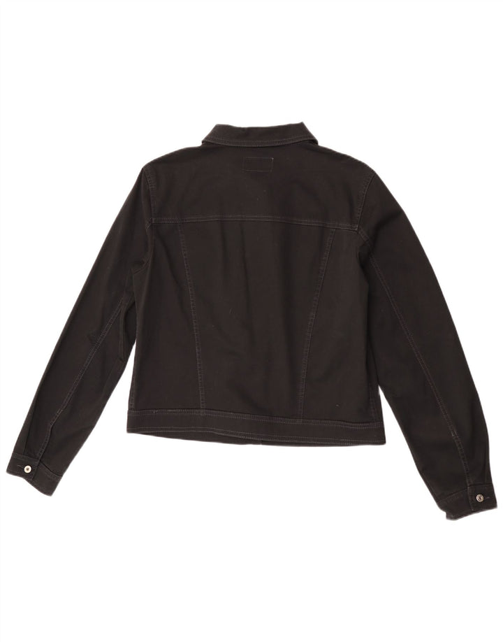 Byblos Dame Bomber Jacket IT 50 XL Sort Bomuld