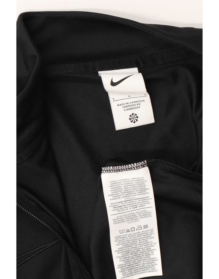 Nike Herre Dri Fit træningsdragt Topjakke Stor sort polyester