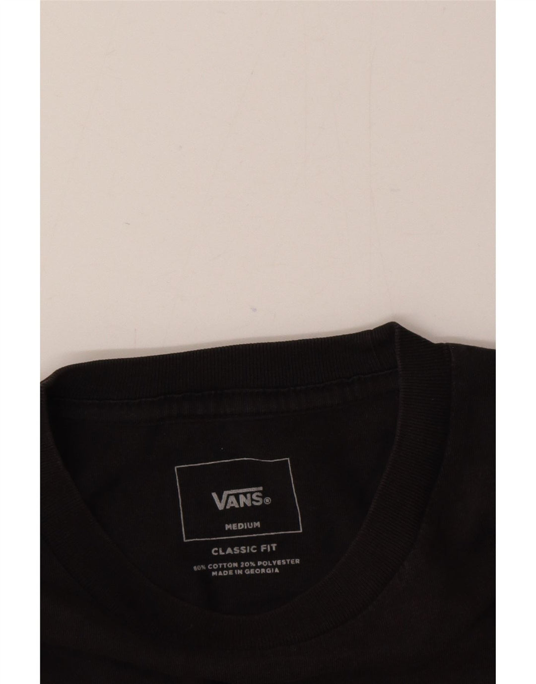 Vans Herre Classic Fit T-shirt Top Medium Grey Colourblock Bomuld