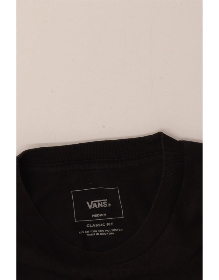 Vans Herre Classic Fit T-shirt Top Medium Grey Colourblock Bomuld