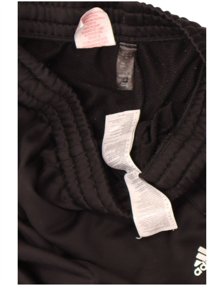 Adidas Drenge Træningsdragt Bukser Joggers 15-16 År Sort Polyester