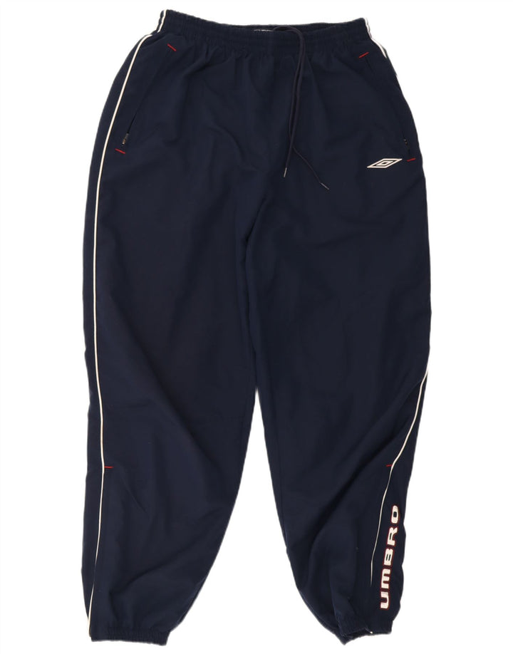 Umbro Herre Grafisk træningsdragt Bukser Joggers XL Navy Blue Polyester