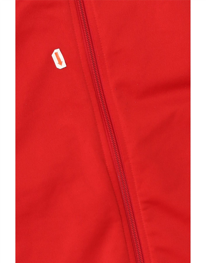 ADIDAS Boys Tracksuit Top Jacket 13-14 Years Red Polyester Vintage Adidas and Second-Hand Adidas from Messina Hembry 