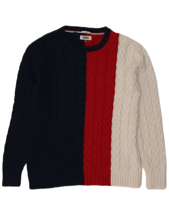 Tommy Hilfiger Herre Boat Neck Jumper Sweater Medium Flerfarvet