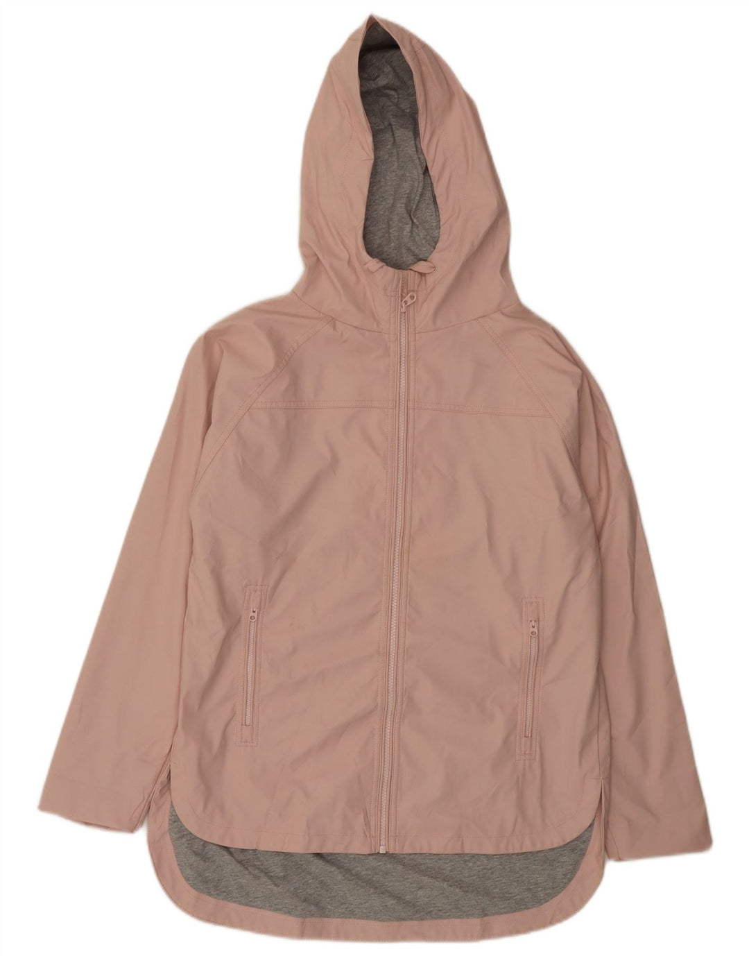French Connection Dame hætte vindjakke US 8 Medium Pink