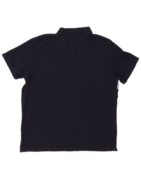 PENGUIN Herre poloshirt XL marineblå stribet bomuld