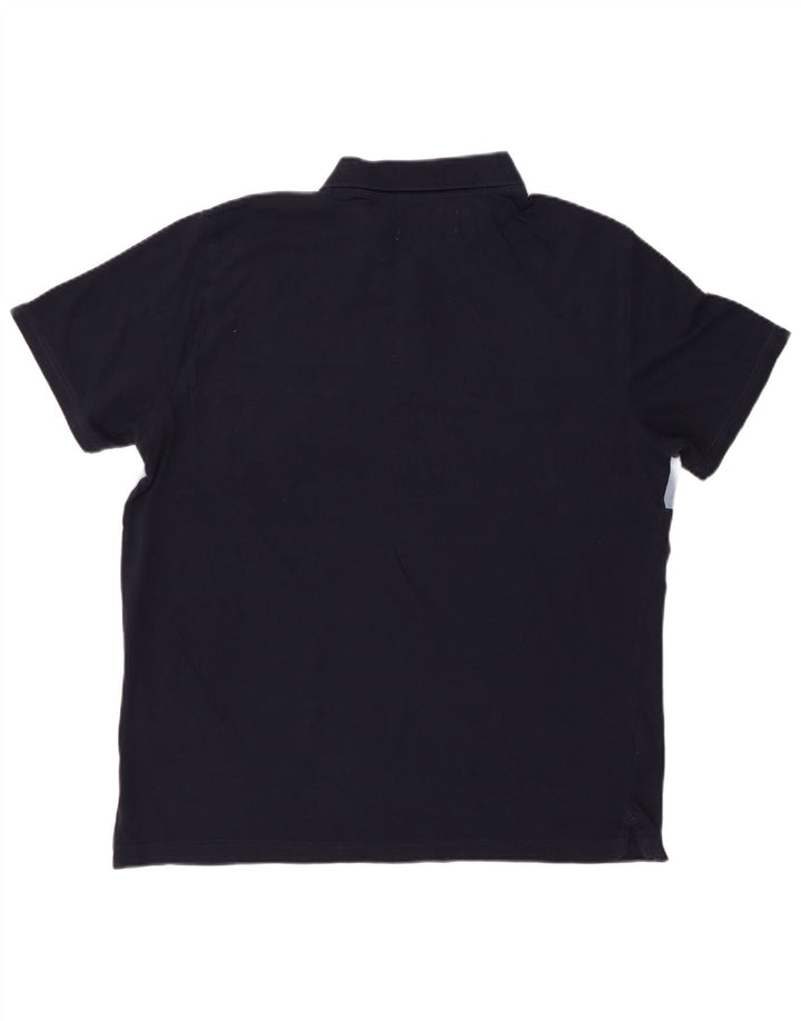 PENGUIN Herre poloshirt XL marineblå stribet bomuld