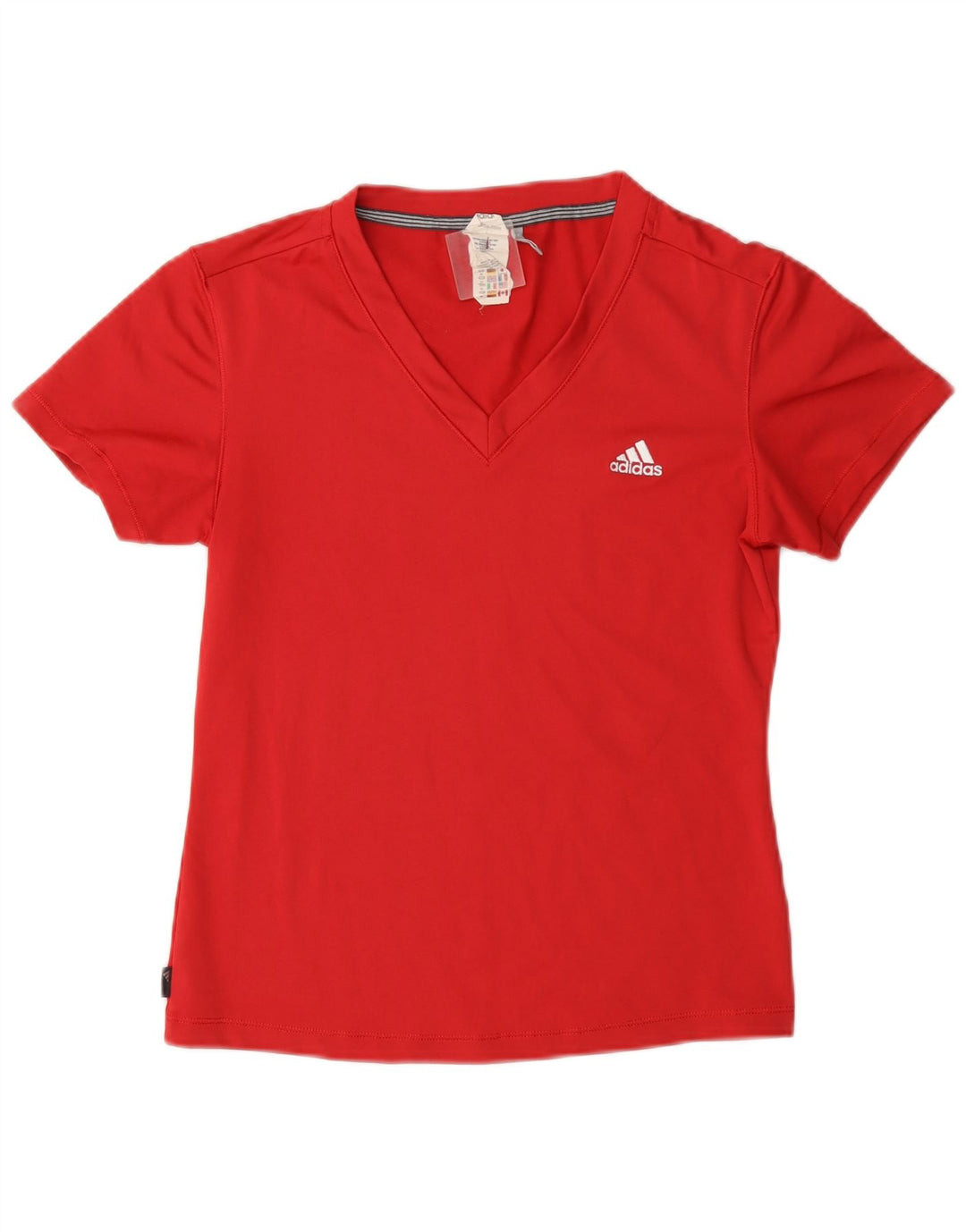 Adidas Dame Clima 365 T-Shirt Top UK 14 Medium Rød Polyester