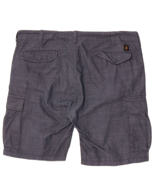 Refrigiwear Herre Cargo Shorts IT 54 2XL W40 Marineblå Bomuld