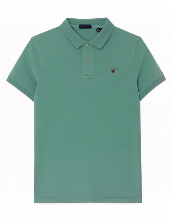 Gant Regular Polo Shirt XS Grøn bomuld