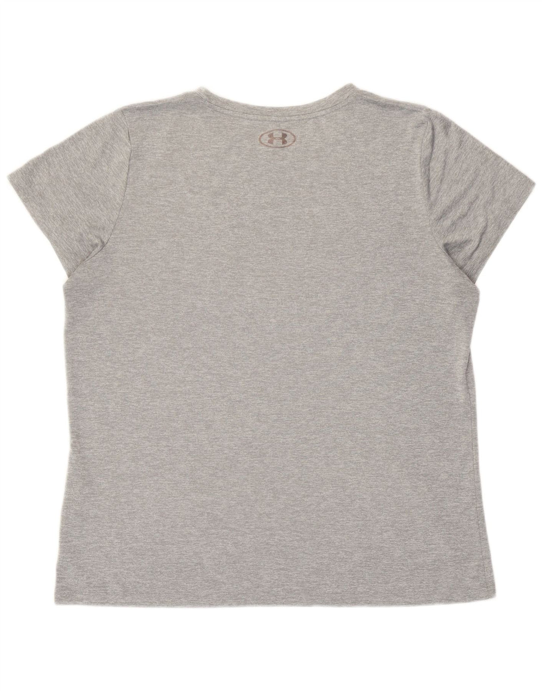 Under Armour Grafisk T-shirt top til kvinder UK 18 XL Grå Flecked Polyester