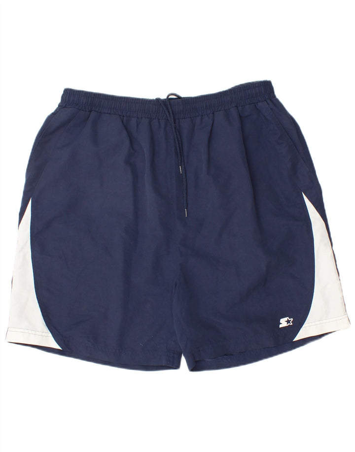 Starter Badeshorts til mænd XL Marineblå Colourblock Polyester