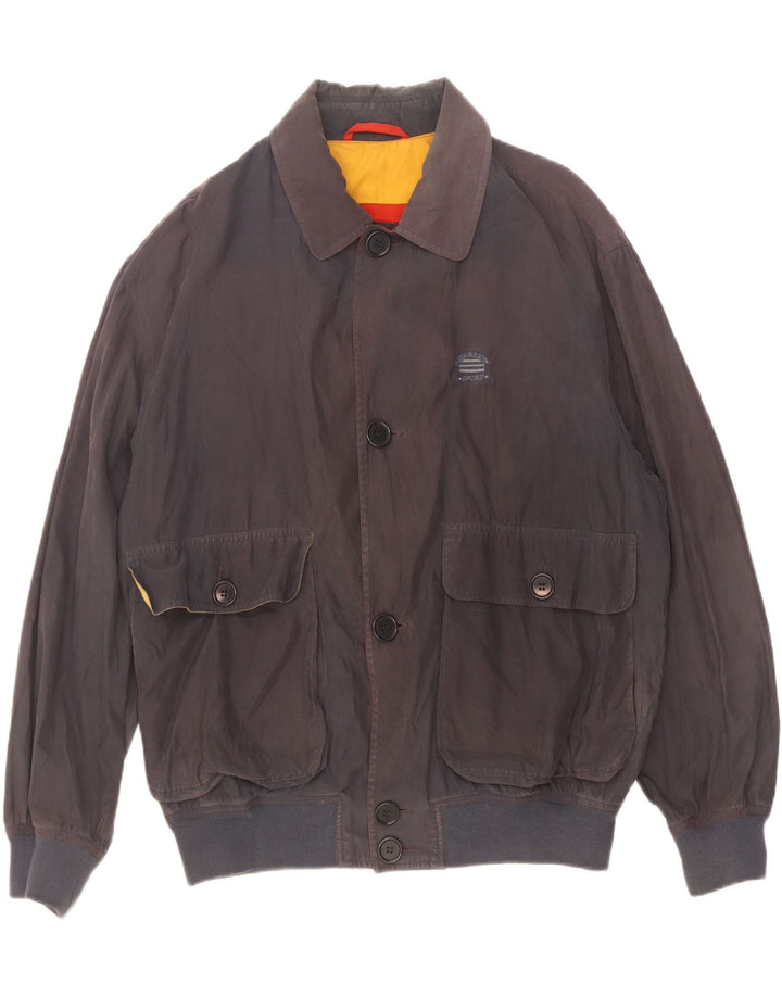 Sea & Sky Herre Bomber Jacket UK 42 XL Navy Blue Polyester
