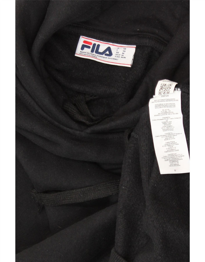 FILA Hættetrøje til mænd Medium Sort Bomuld