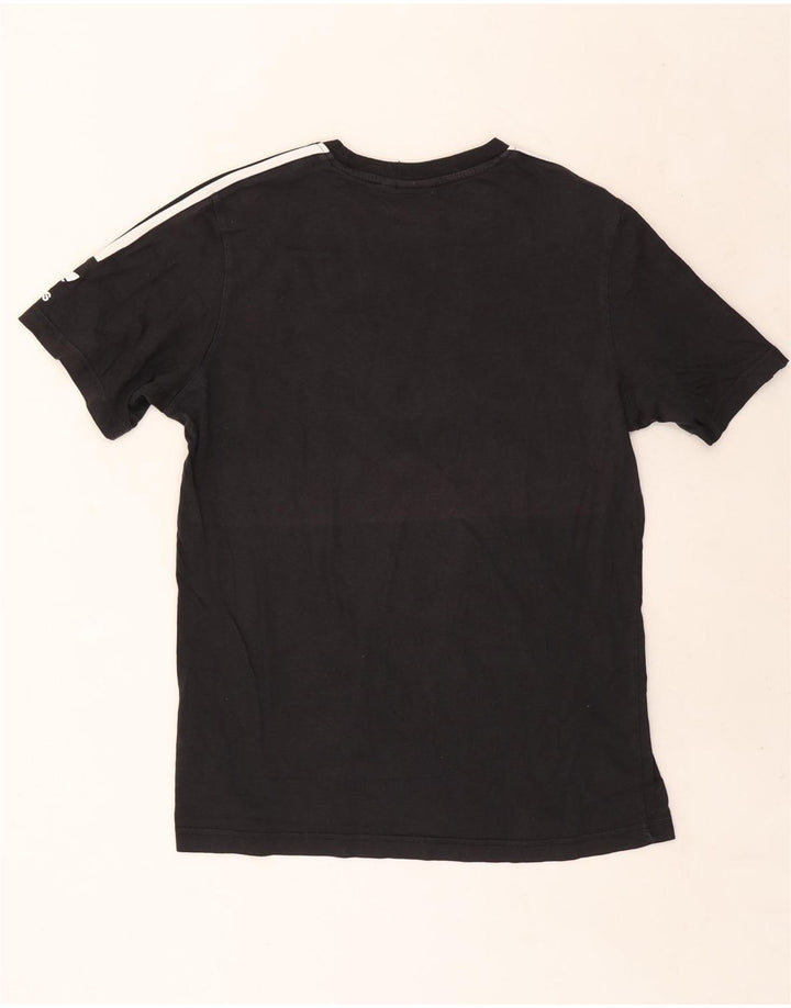 Adidas Herre grafisk T-shirt Top Medium Sort Bomuld