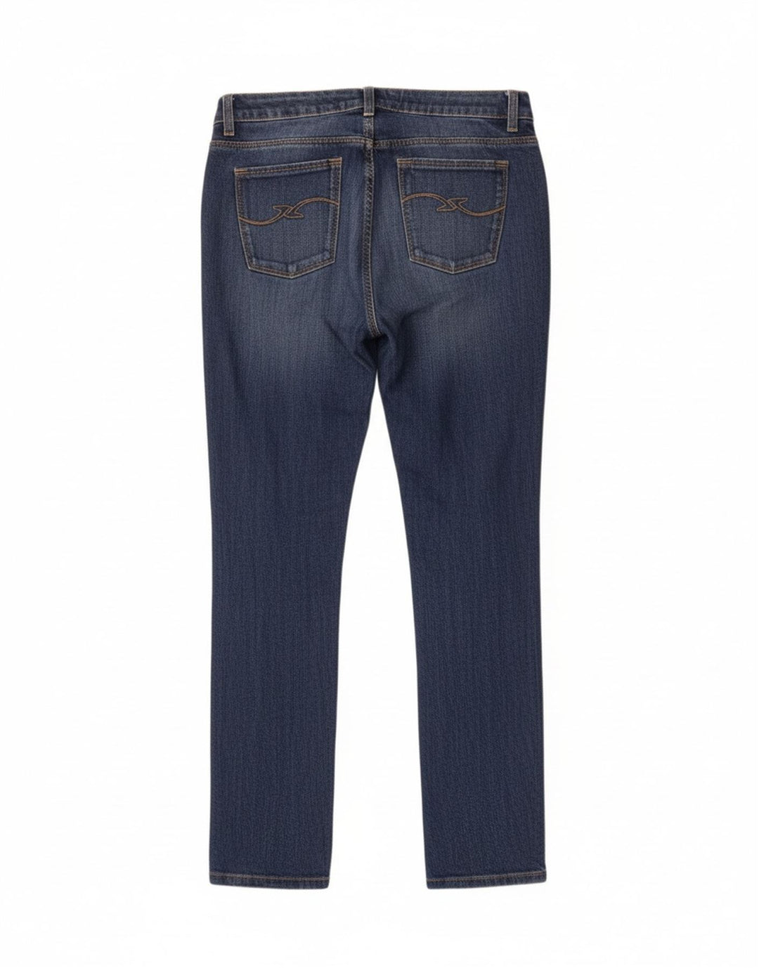 Trussardi Dame Slim Jeans IT 40 Small W26 L29 Blå Bomuld