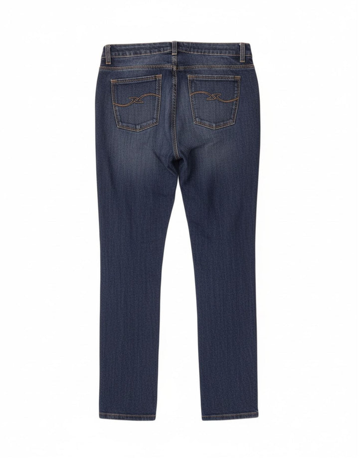 Trussardi Dame Slim Jeans IT 40 Small W26 L29 Blå Bomuld