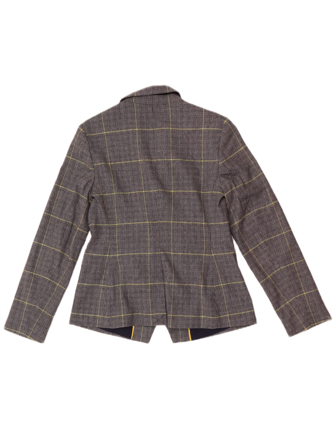 Boden Dame Petite Blazer Jacket UK 10 Small Navy Blue Houndstooth
