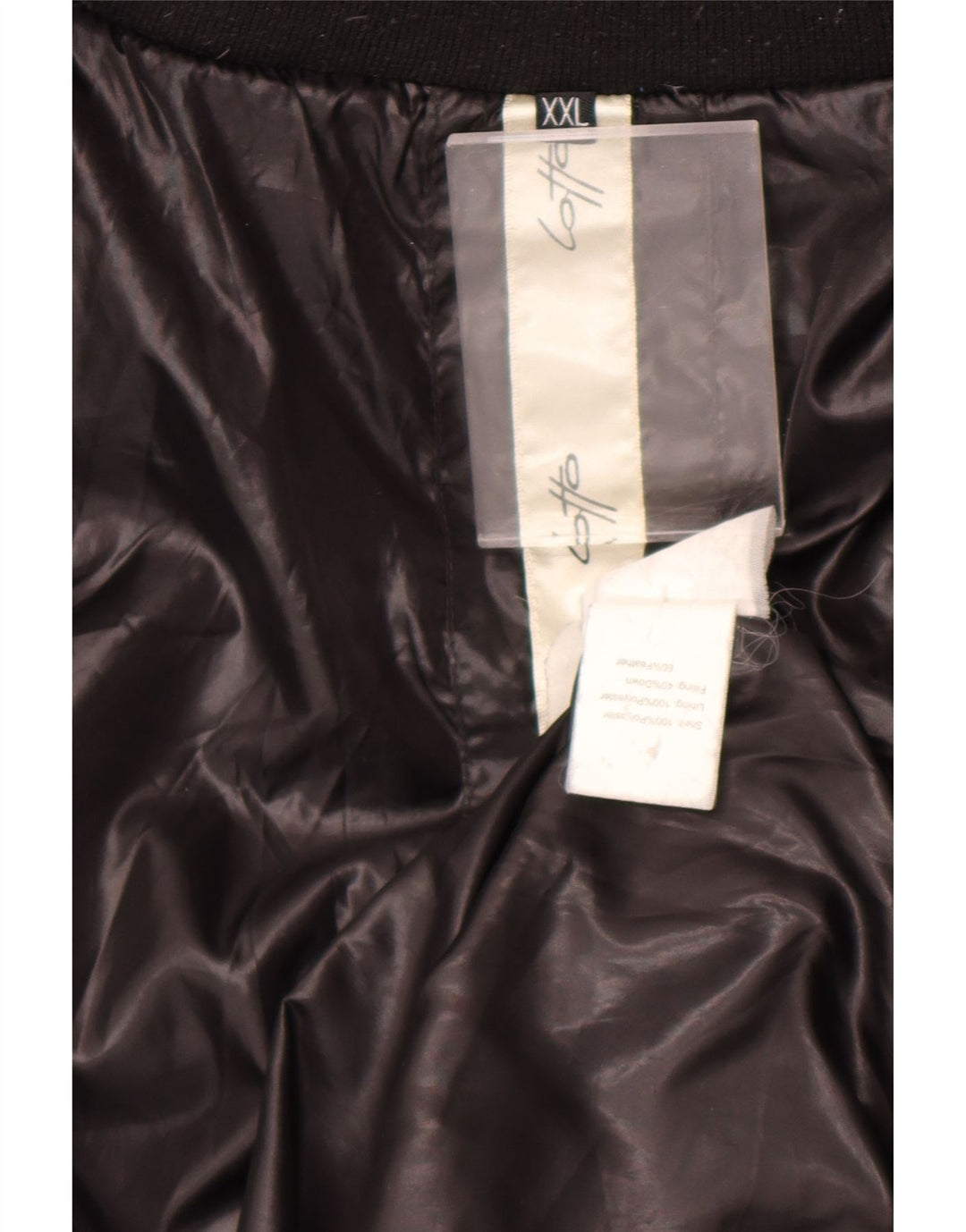 Lotto Herre hættepolstret jakke UK 44 2XL Sort Polyester