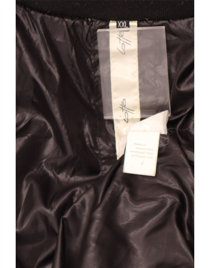 Lotto Herre hættepolstret jakke UK 44 2XL Sort Polyester