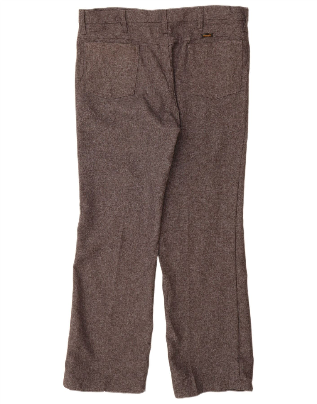 Wrangler Straight Casual Bukser til mænd W38 L30 Grå Polyester