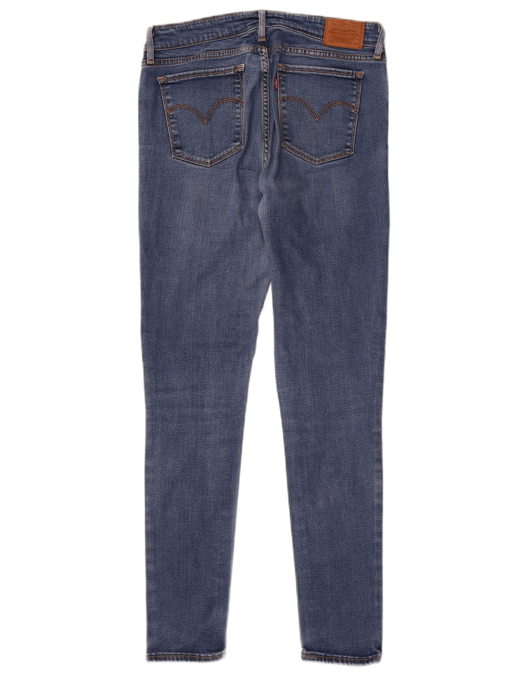 Levi's Dame 711 Skinny Jeans W29 L30 Blå Lyocell