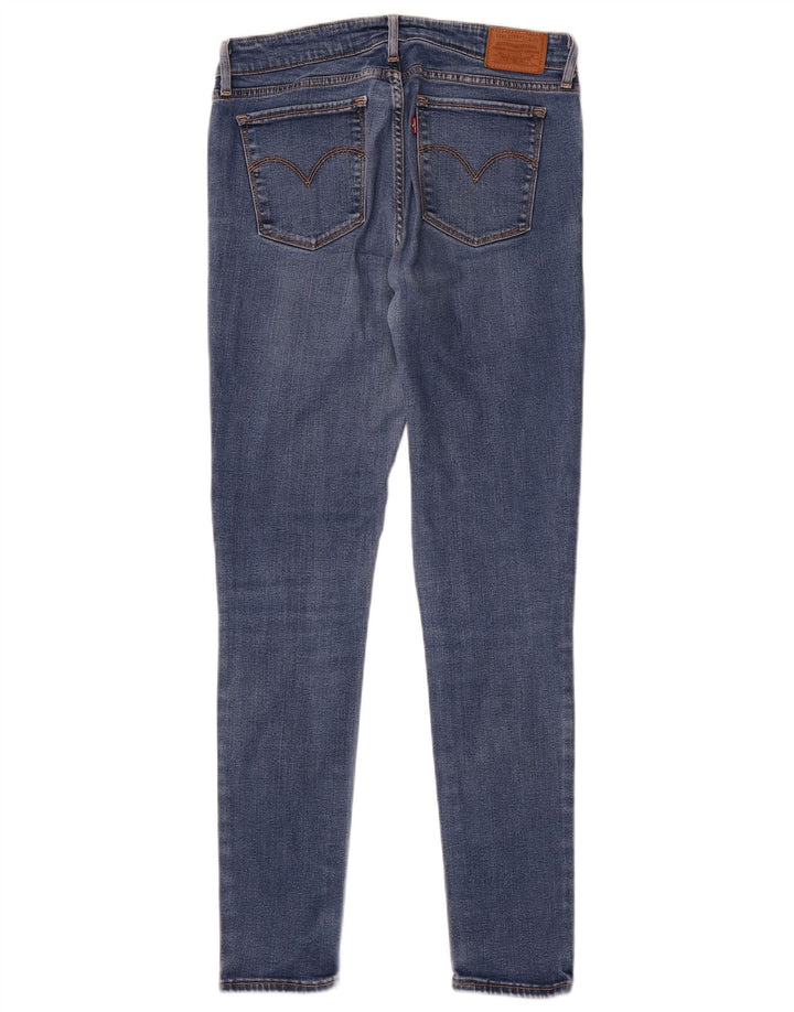 Levi's Dame 711 Skinny Jeans W29 L30 Blå Lyocell